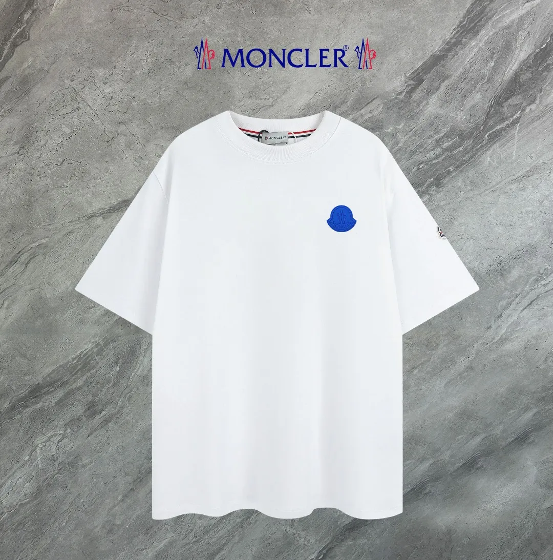 《Moncler~ 》2025New Arrival Quality T , Versatile Quality ！ ‼ 32 250G ‼ ， ， ， ， T 🤪 Sizes：S-M-L-XL-2XL ：Black，White， Same Style